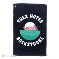 Trex Hates Backstroke Golf Towel thumb 0