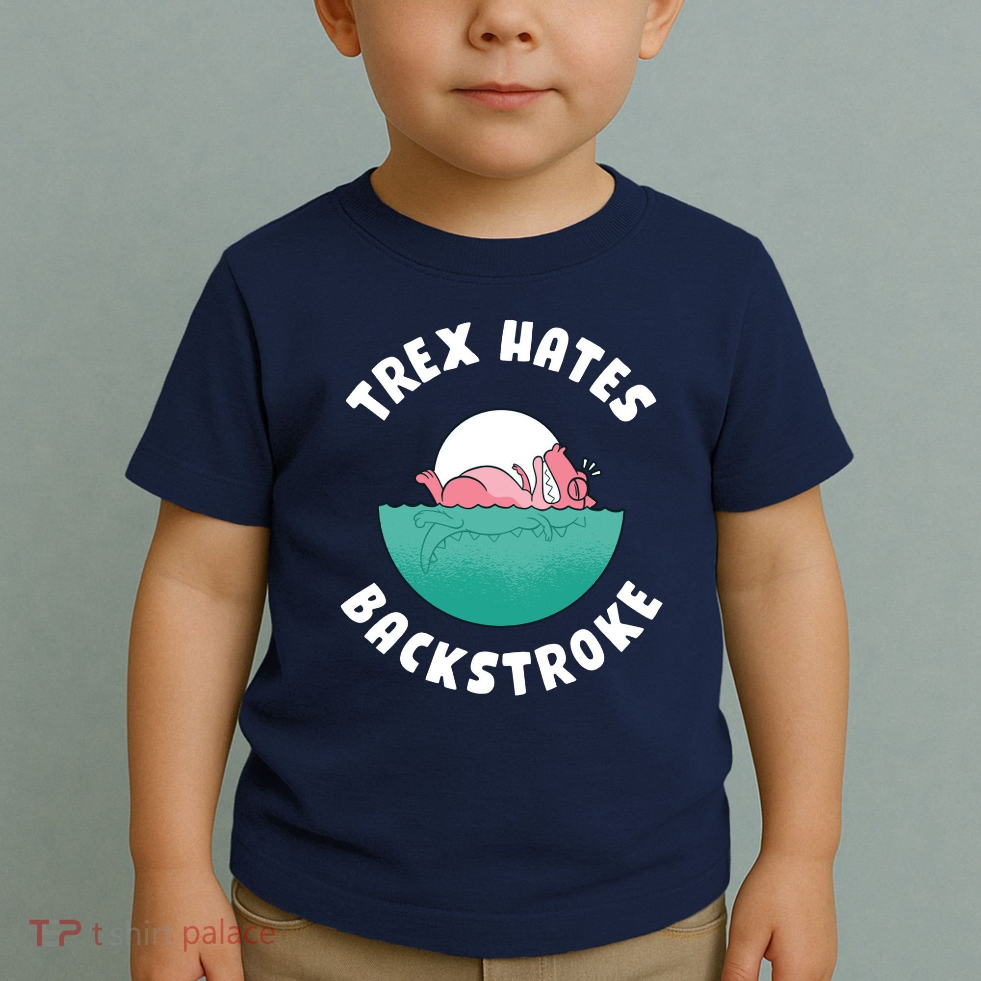 Trex Hates Backstroke Toddler T-Shirt