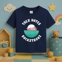 Trex Hates Backstroke Toddler T-Shirt thumb 3