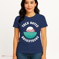 Trex Hates Backstroke Women's T-Shirt thumb 4