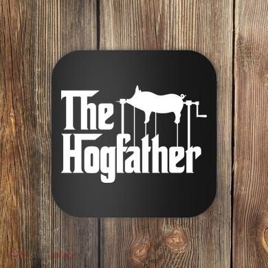 The Hogfather Barbecue Chef Funny Bbq Grill Master Coaster