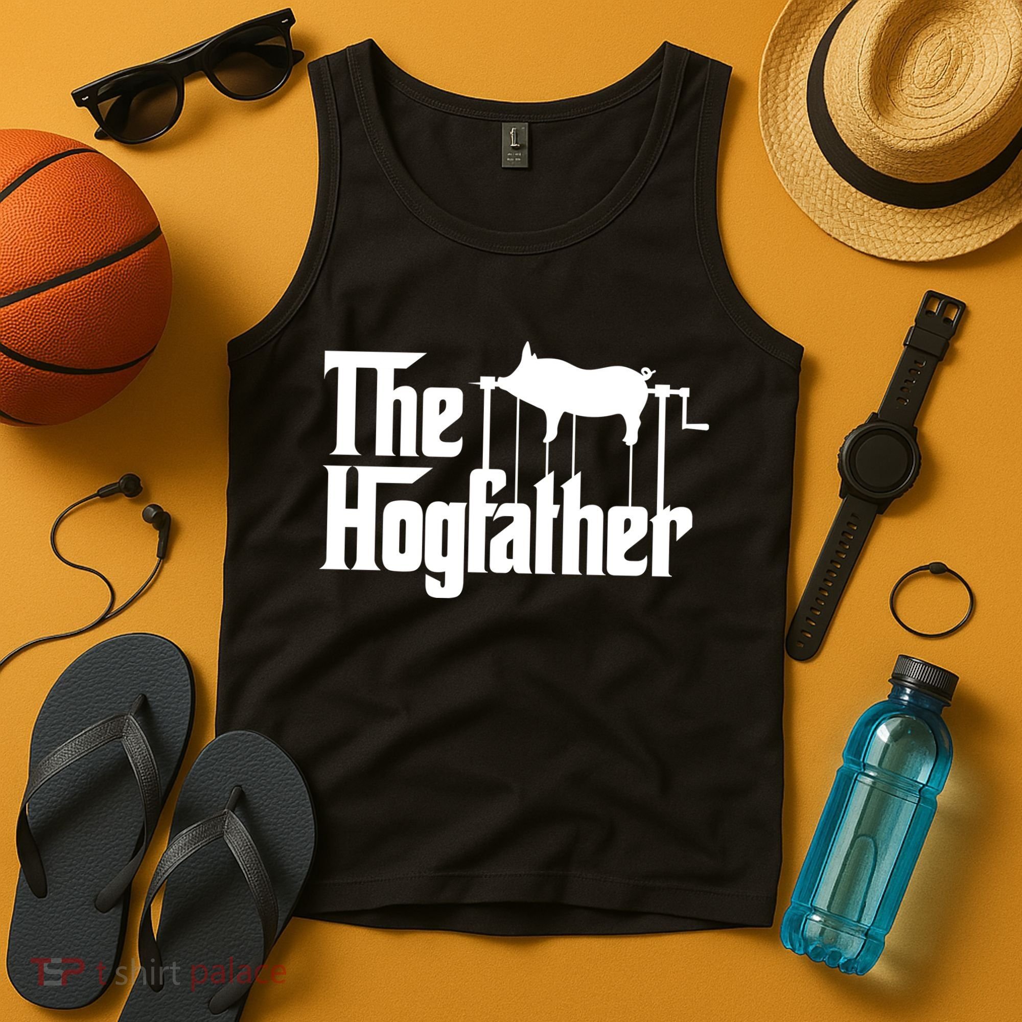 The Hogfather Barbecue Chef Funny Bbq Grill Master Tank Top