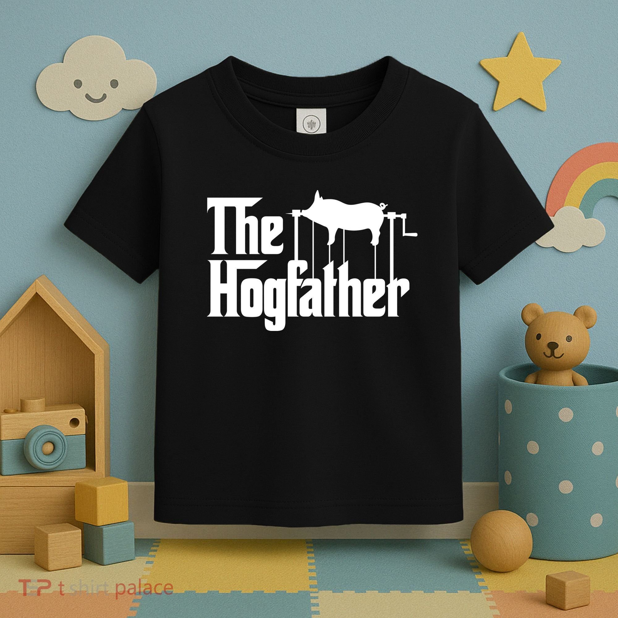 The Hogfather Barbecue Chef Funny Bbq Grill Master Toddler T-Shirt