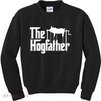The Hogfather Barbecue Chef Funny Bbq Grill Master Kids Sweatshirt thumb 0