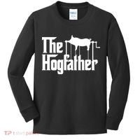 The Hogfather Barbecue Chef Funny Bbq Grill Master Kids Long Sleeve Shirt thumb 0