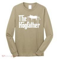 The Hogfather Barbecue Chef Funny Bbq Grill Master Long Sleeve Shirt thumb 0