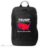 Trump Has Better Coverage Than Verizon Red Wave Us Map City Backpack thumb 0