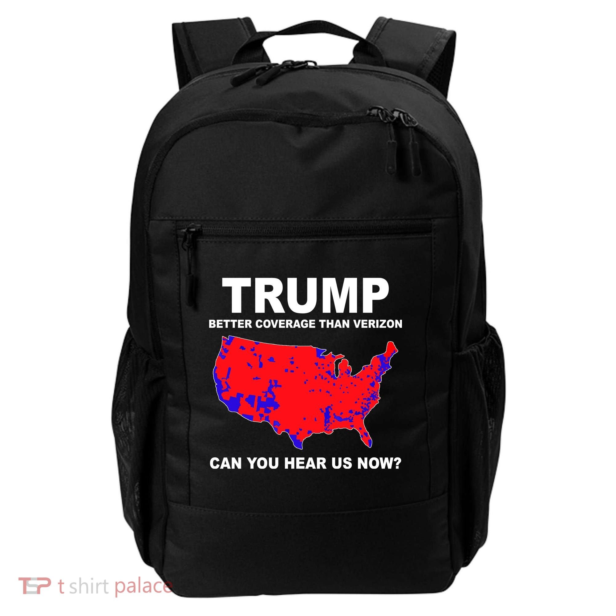 Trump Has Better Coverage Than Verizon Red Wave Us Map Backpack