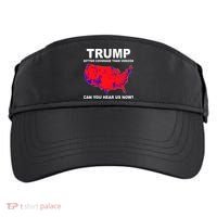 Trump Has Better Coverage Than Verizon Red Wave Us Map Adult Drive Performance Visor thumb 0