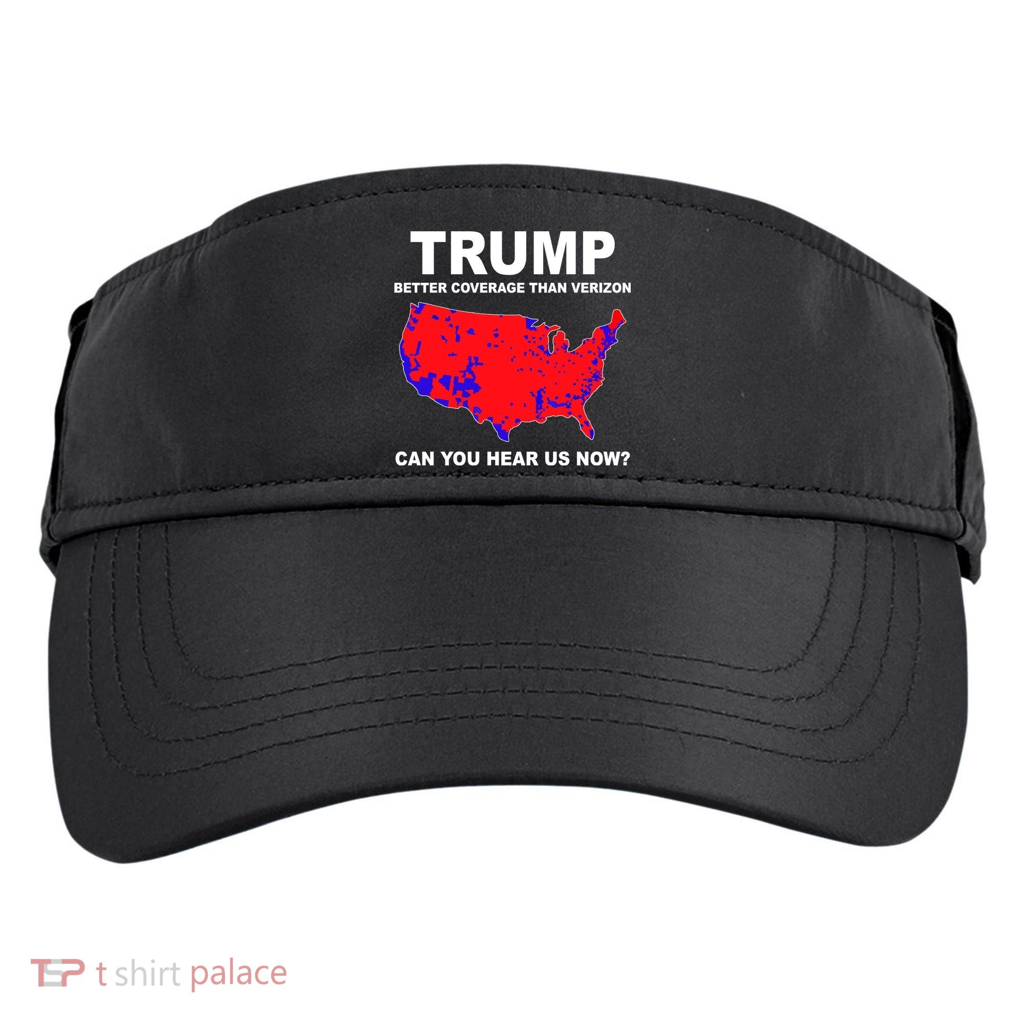 Trump Has Better Coverage Than Verizon Red Wave Us Map Adult Drive Performance Visor