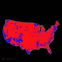 Trump Has Better Coverage Than Verizon Red Wave Us Map Coffee Mug thumb 5