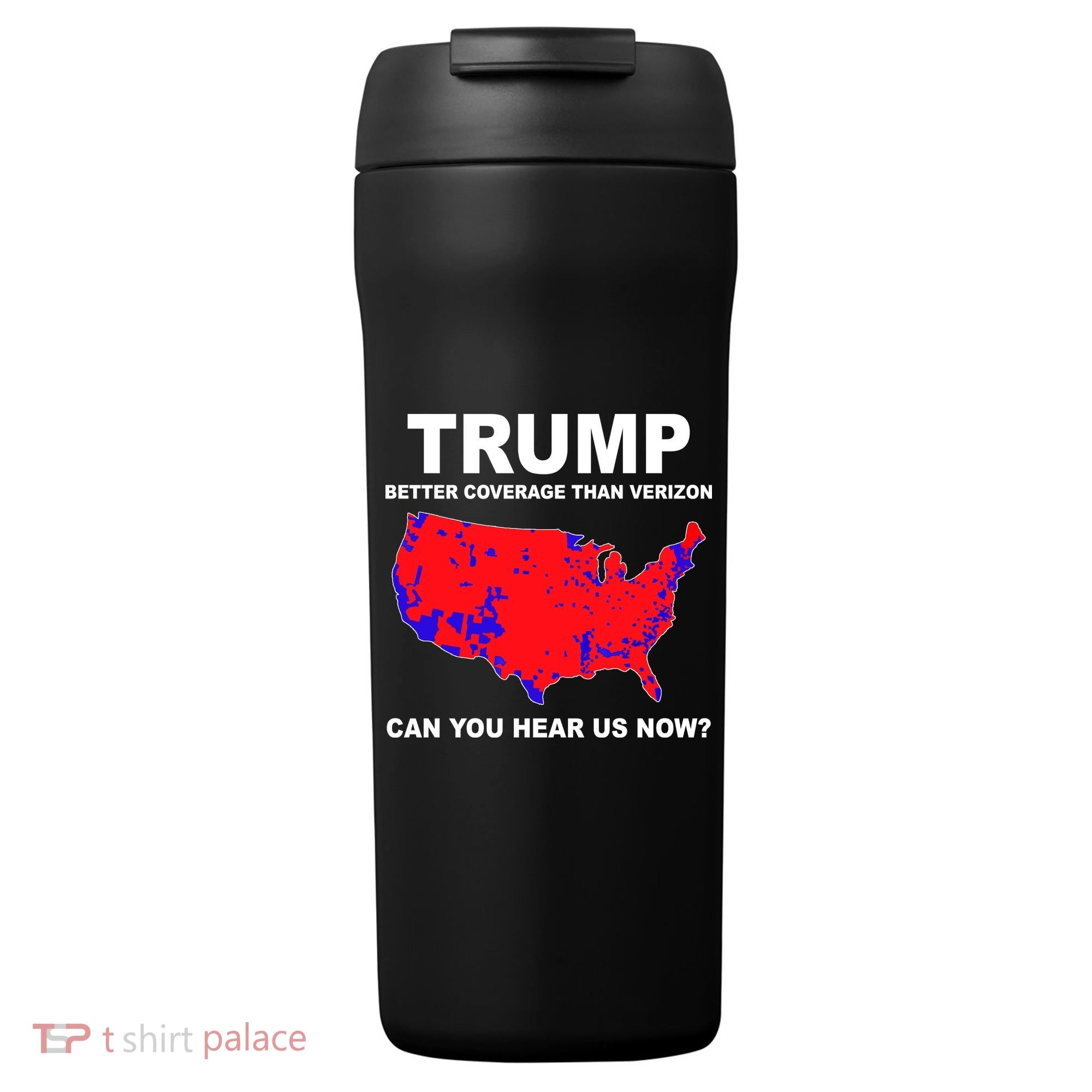 Trump Has Better Coverage Than Verizon Red Wave Us Map 24oz Duet Stainless Steel Tumbler