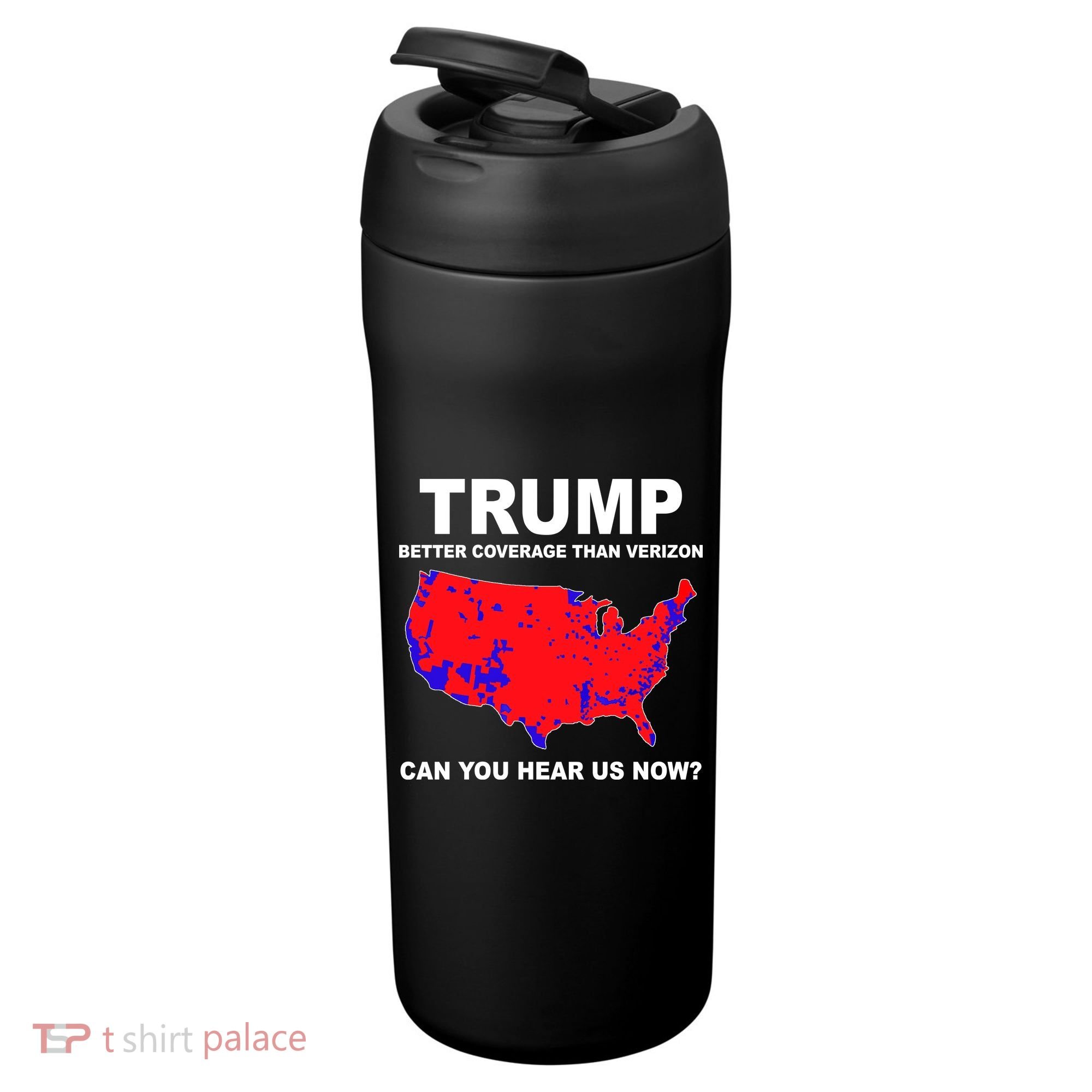Trump Has Better Coverage Than Verizon Red Wave Us Map 24oz Duet Stainless Steel Tumbler
