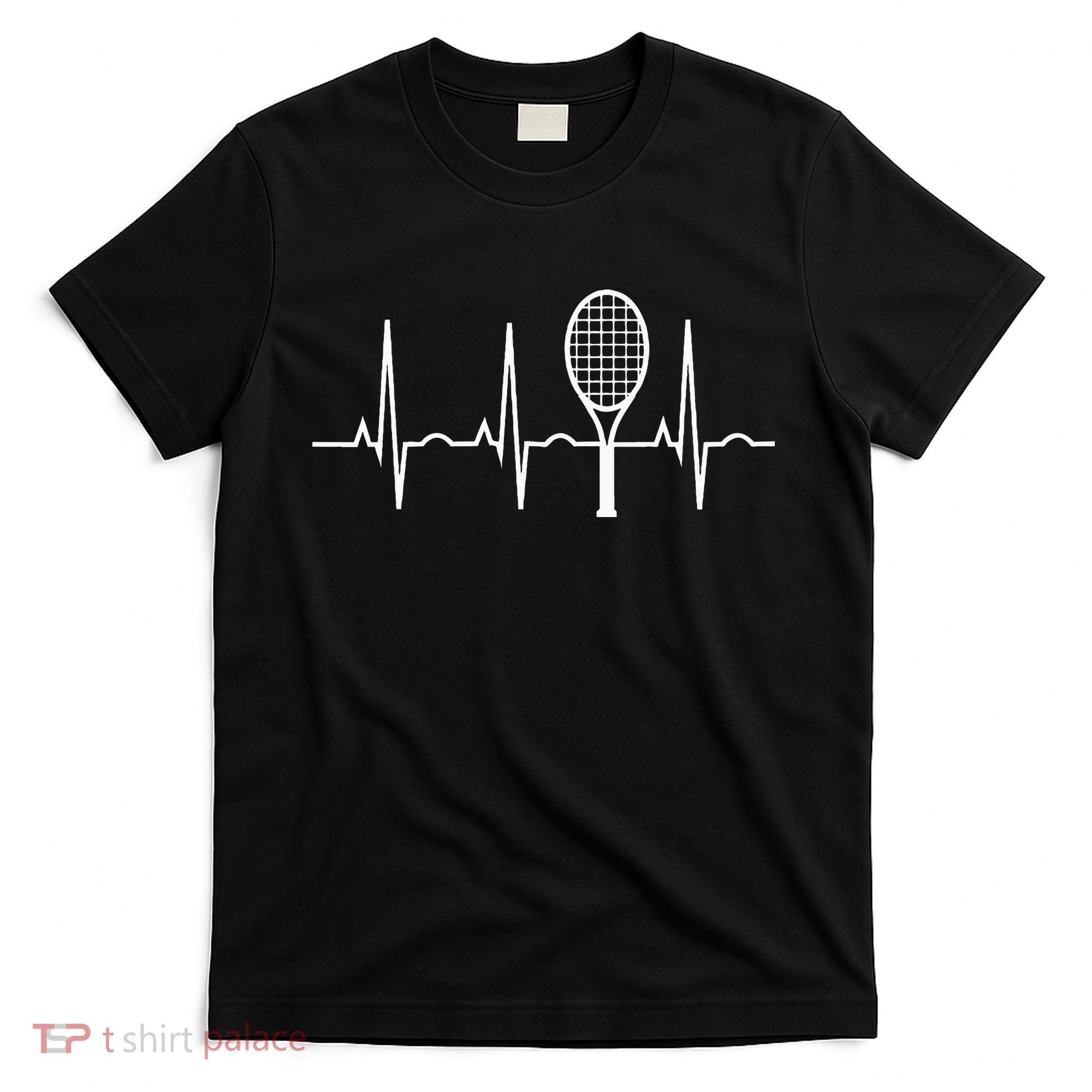 Tennis Heartbeat Best Tennis Gift for Players Fans T-Shirt