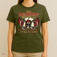 That's Hearsay Brewing Co Home Of The Mega Pint Isn't Happy Hour Anytime T-Shirt thumb 4