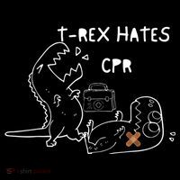 TRex Hates CPR Dinosaurs Funny Nurse Women's Hoodie thumb 2