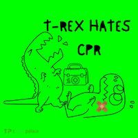 TRex Hates CPR Dinosaurs Funny Nurse Mousepad thumb 1