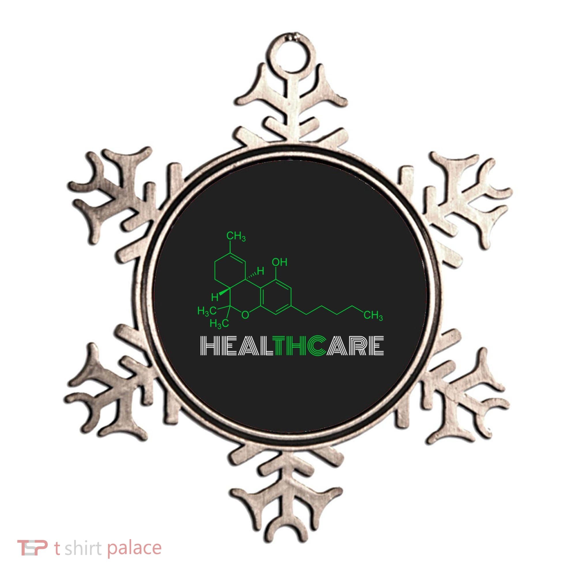 Thc Healthcare Cute Gift Thc Molecule Weed Cannabis Ornament