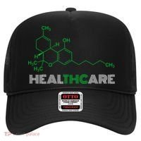 Thc Healthcare Cute Gift Thc Molecule Weed Cannabis Hat thumb 0