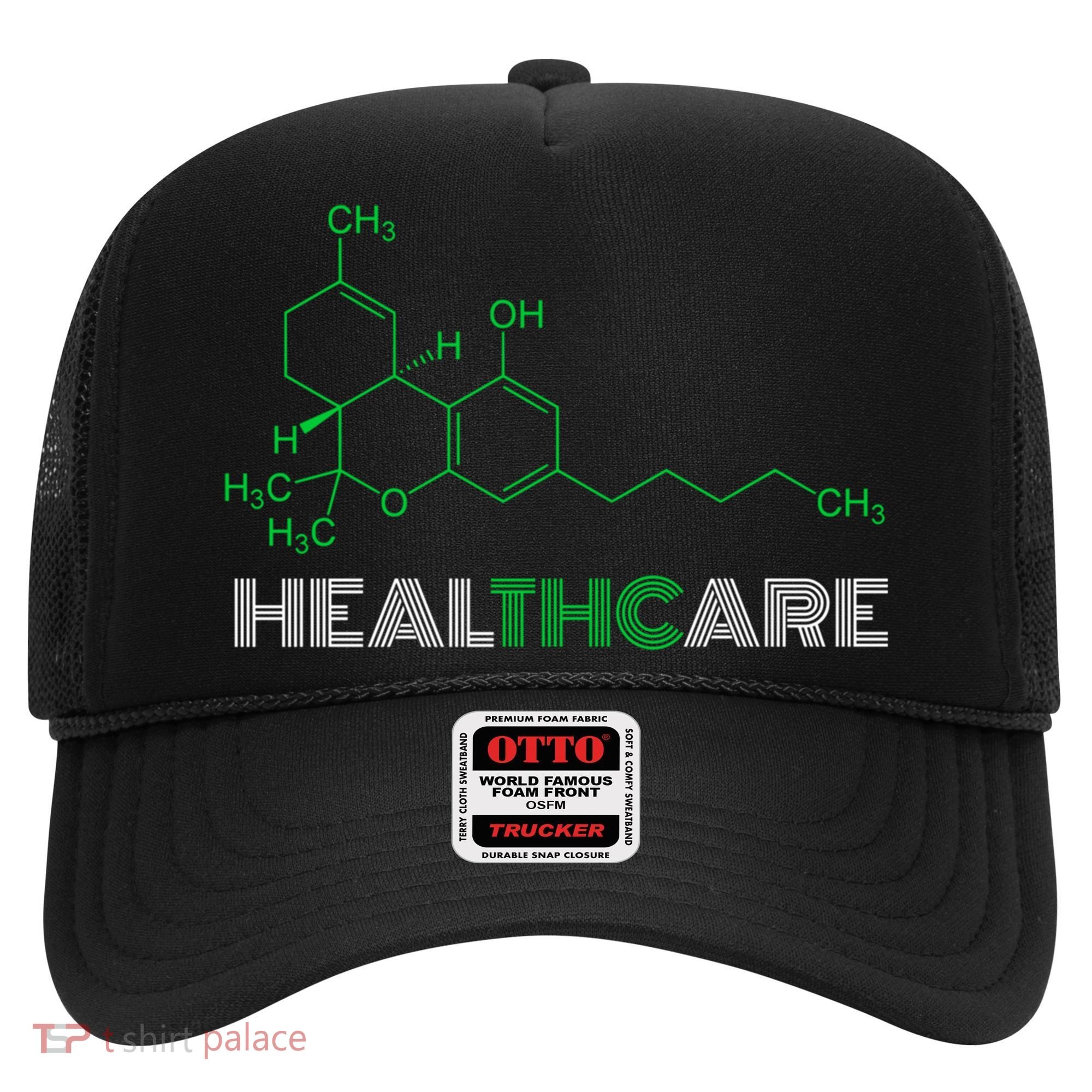 Thc Healthcare Cute Gift Thc Molecule Weed Cannabis Hat