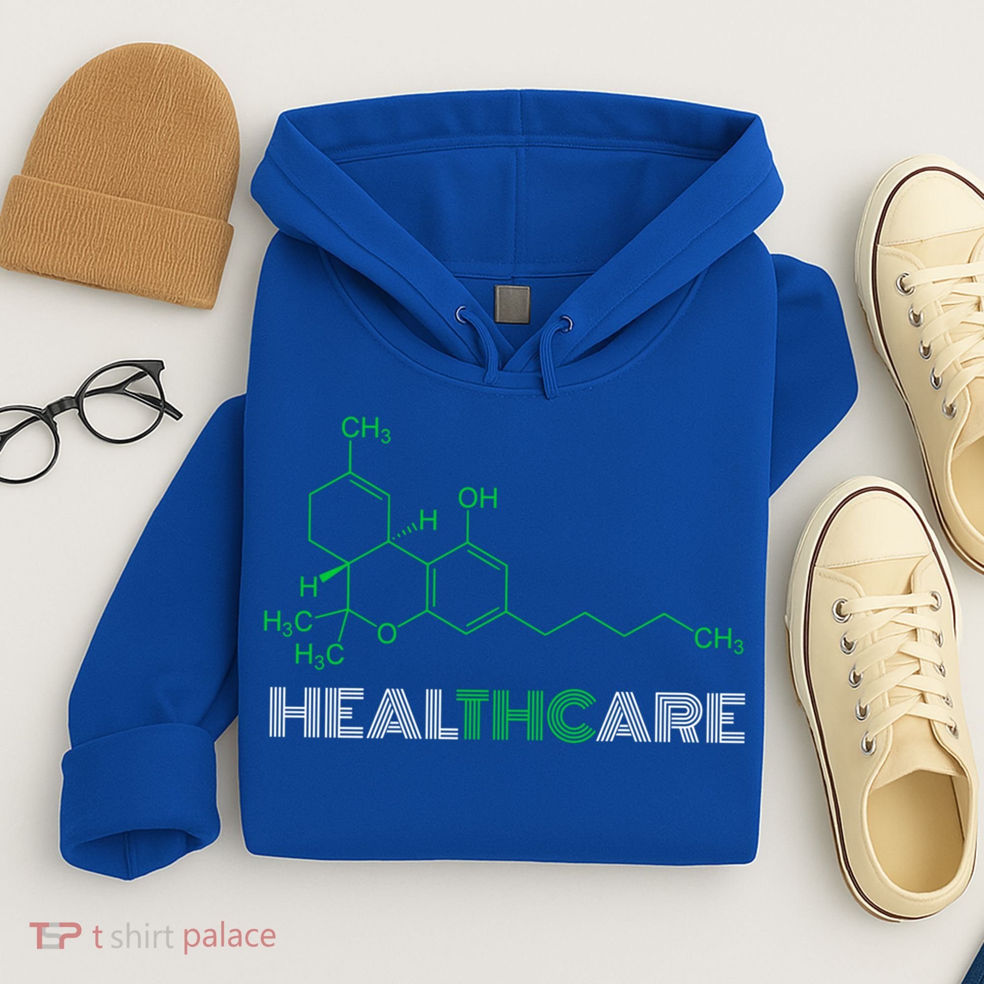 Thc Healthcare Cute Gift Thc Molecule Weed Cannabis Hoodie