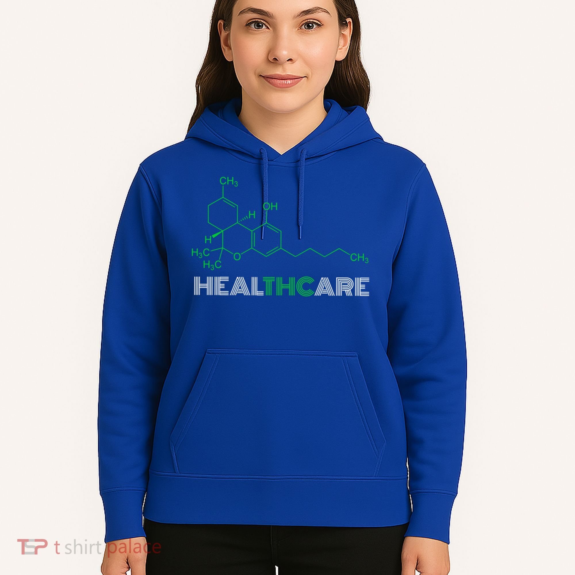 Thc Healthcare Cute Gift Thc Molecule Weed Cannabis Hoodie