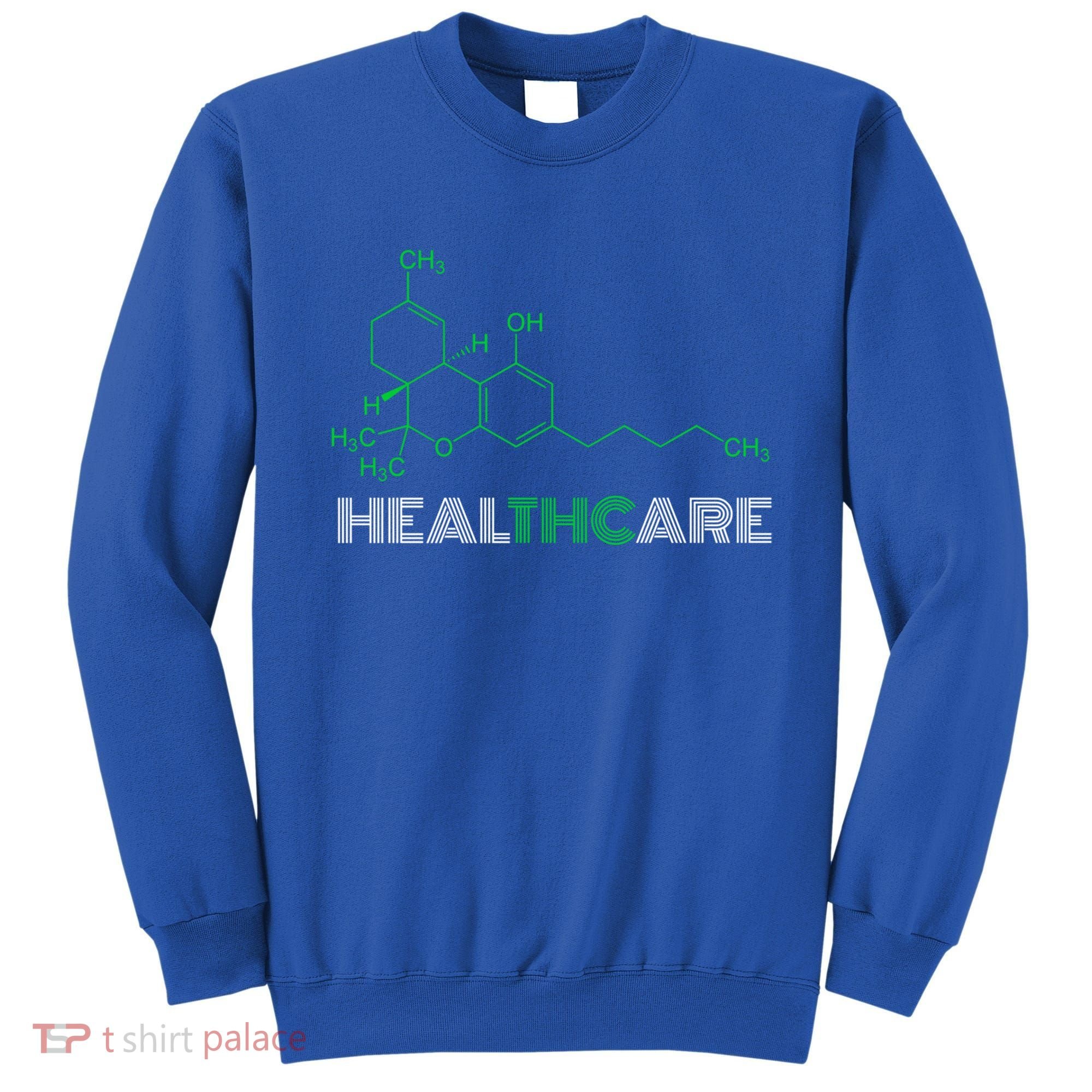 Thc Healthcare Cute Gift Thc Molecule Weed Cannabis Sweatshirt