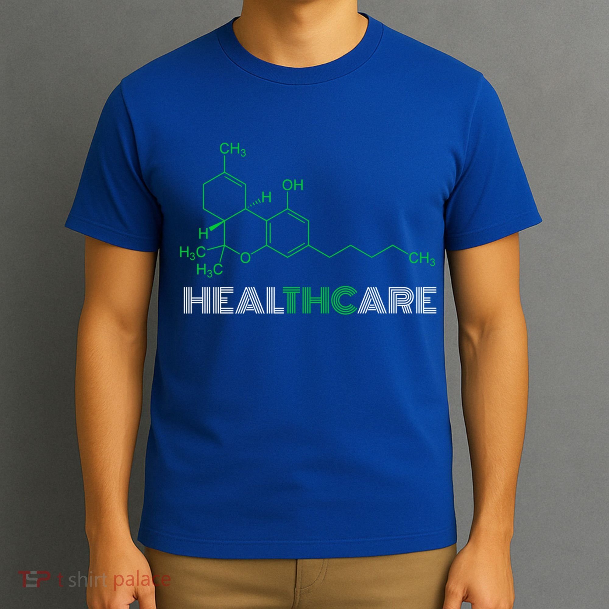 Thc Healthcare Cute Gift Thc Molecule Weed Cannabis T-Shirt