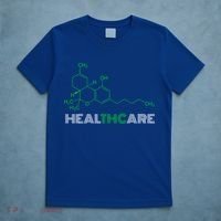 Thc Healthcare Cute Gift Thc Molecule Weed Cannabis T-Shirt thumb 5
