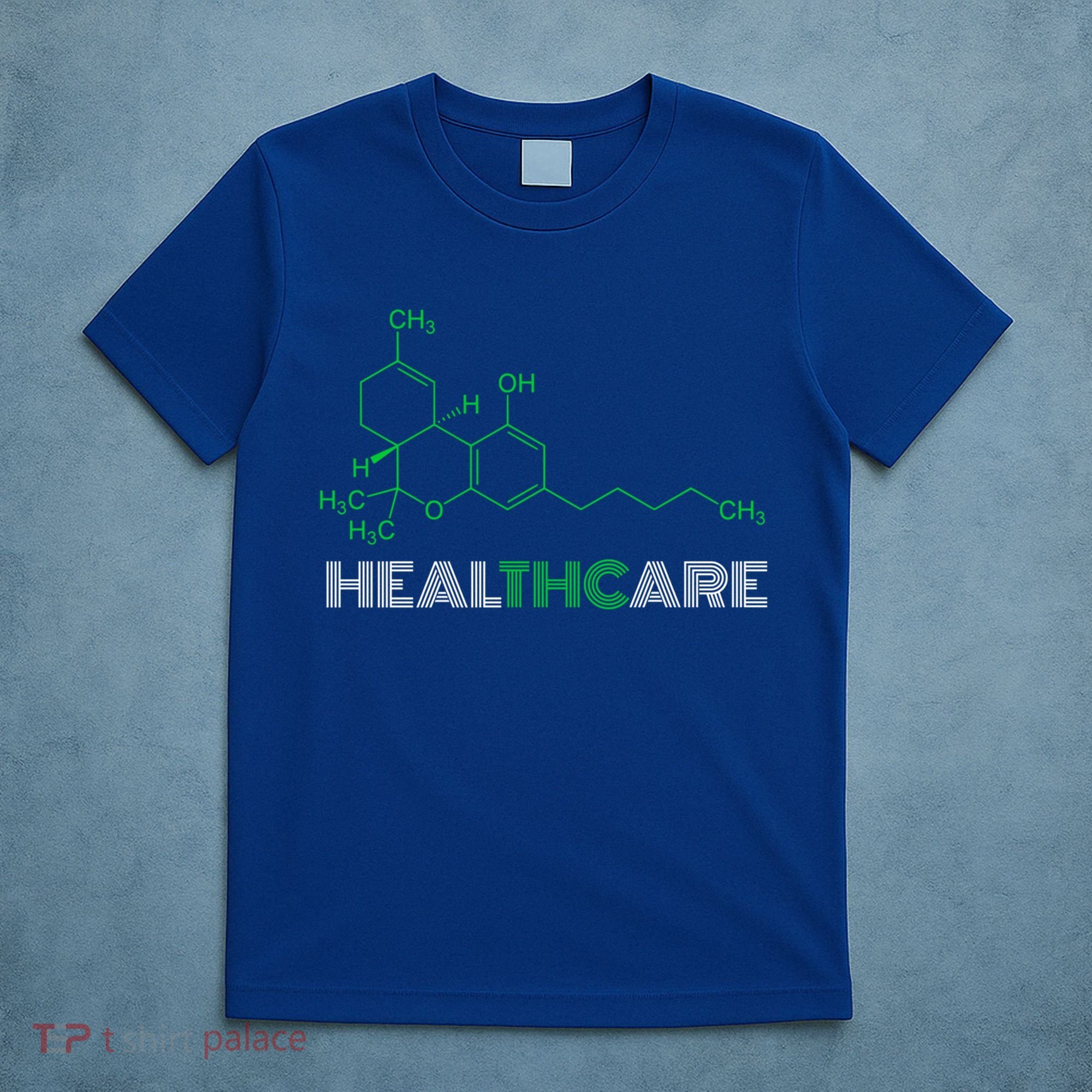 Thc Healthcare Cute Gift Thc Molecule Weed Cannabis T-Shirt