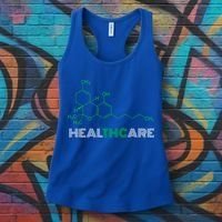 Thc Healthcare Cute Gift Thc Molecule Weed Cannabis Women's Tank Top thumb 3