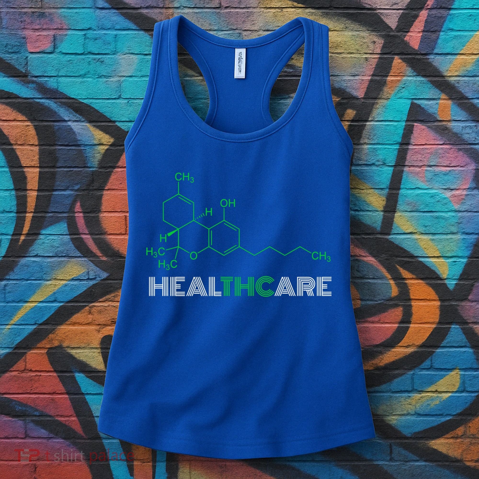 Thc Healthcare Cute Gift Thc Molecule Weed Cannabis Women's Tank Top