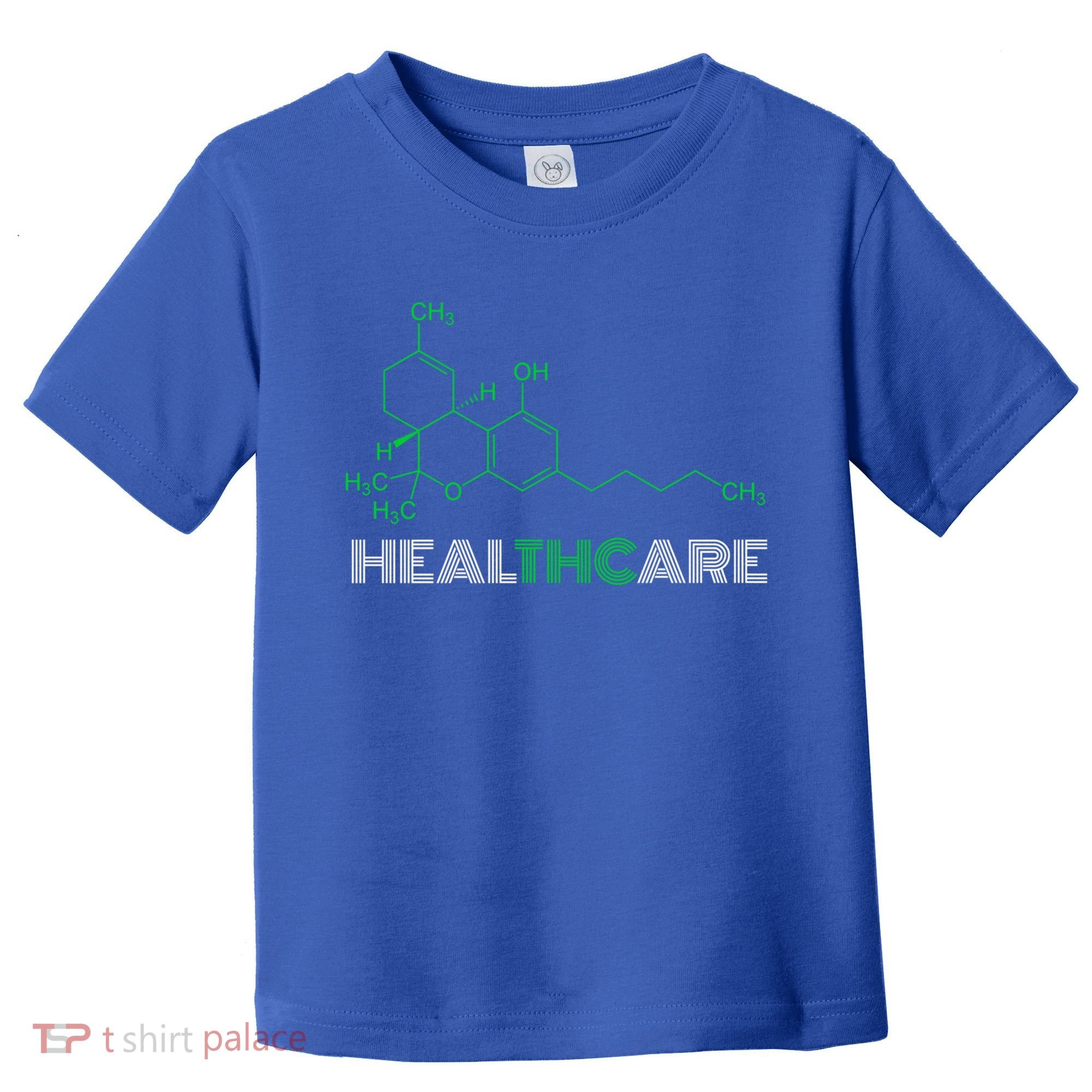 Thc Healthcare Cute Gift Thc Molecule Weed Cannabis Toddler T-Shirt