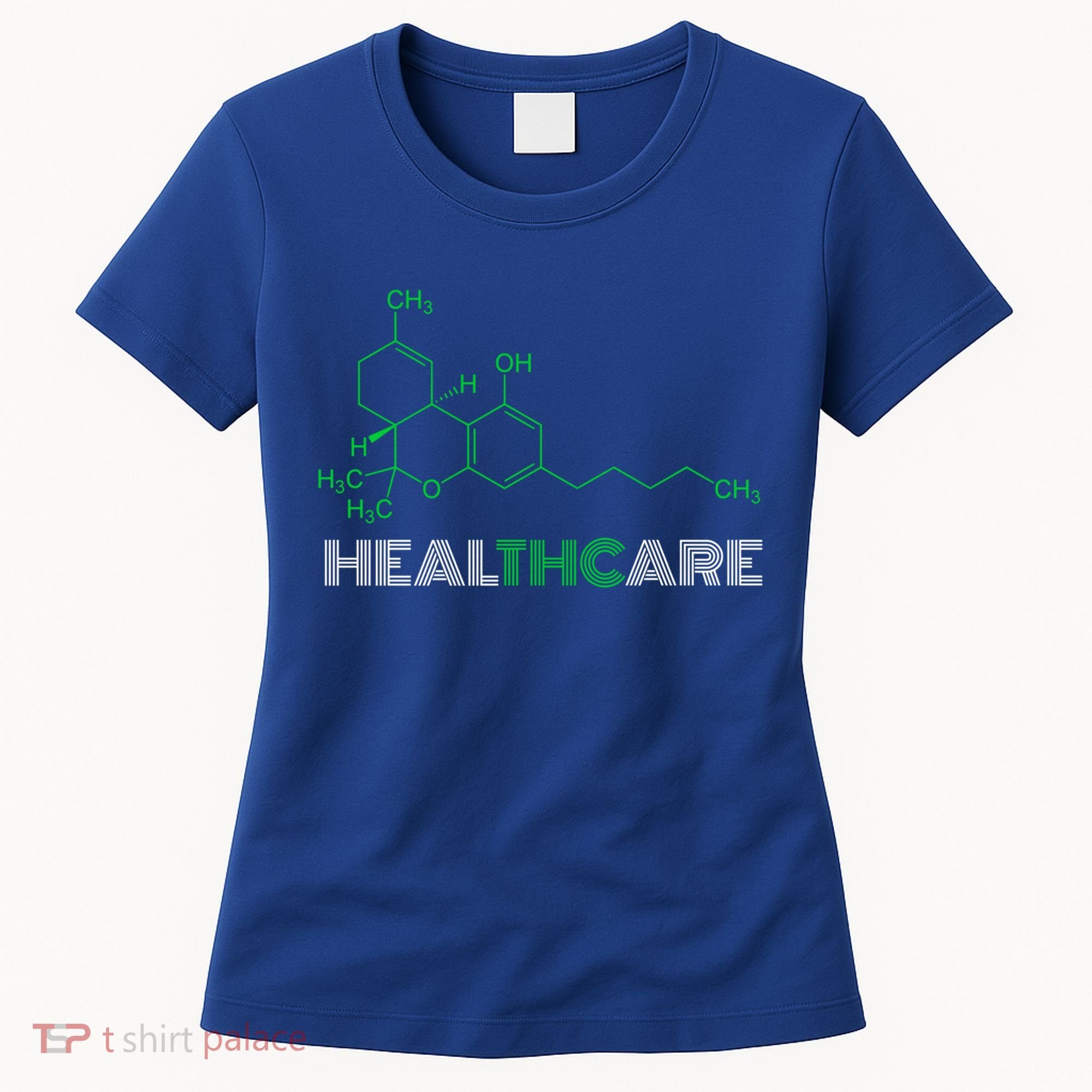 Thc Healthcare Cute Gift Thc Molecule Weed Cannabis Women's T-Shirt