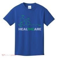 Thc Healthcare Cute Gift Thc Molecule Weed Cannabis Kids T-Shirt thumb 0