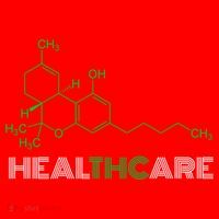 Thc Healthcare Cute Gift Thc Molecule Weed Cannabis Santa Hat thumb 1