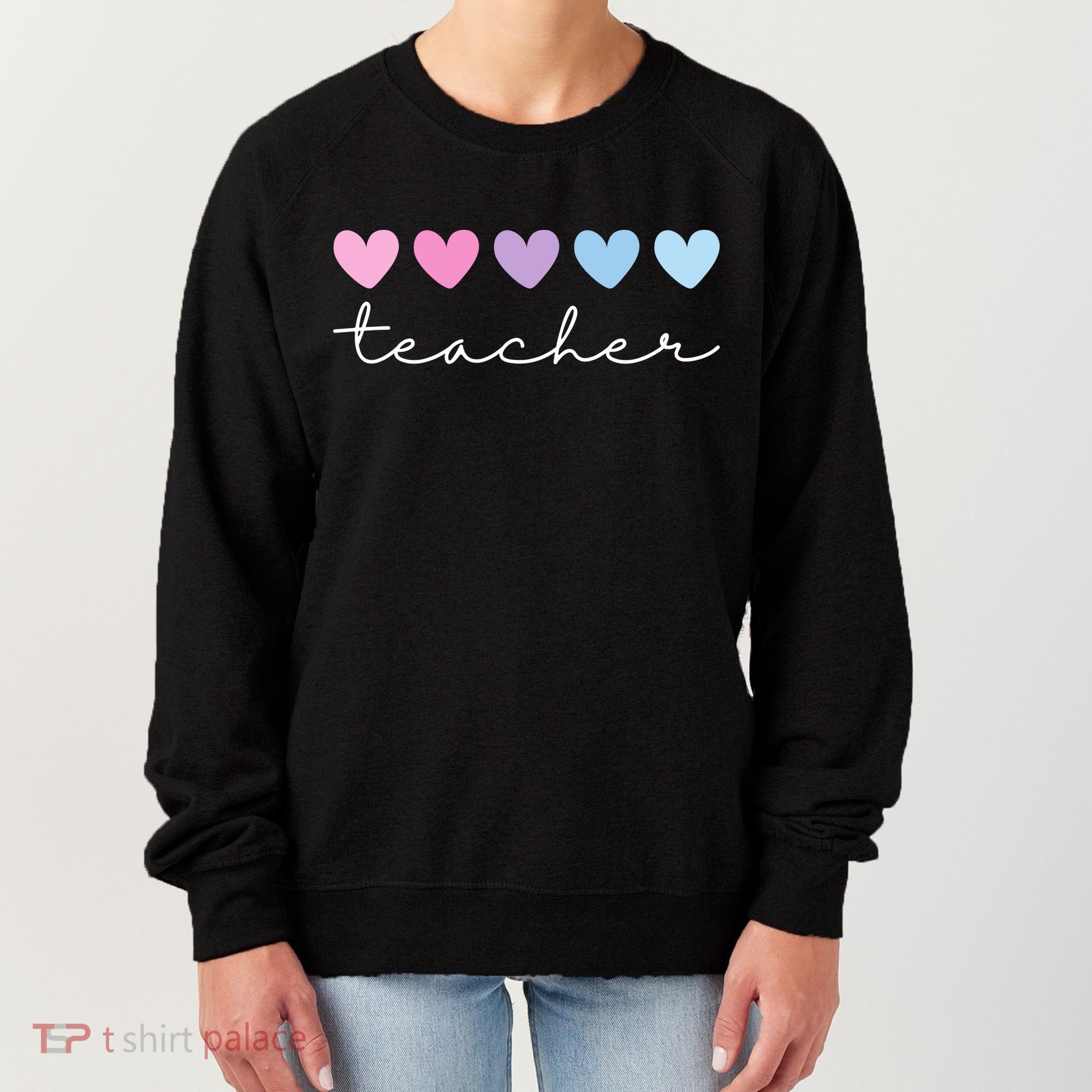 Teacher Hearts Cute Gift Women's Sweatshirt