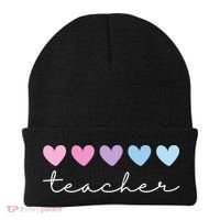 Teacher Hearts Cute Gift Beanie thumb 0