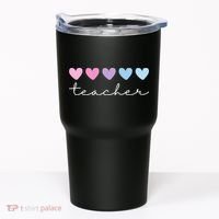 Teacher Hearts Cute Gift Tumbler thumb 0