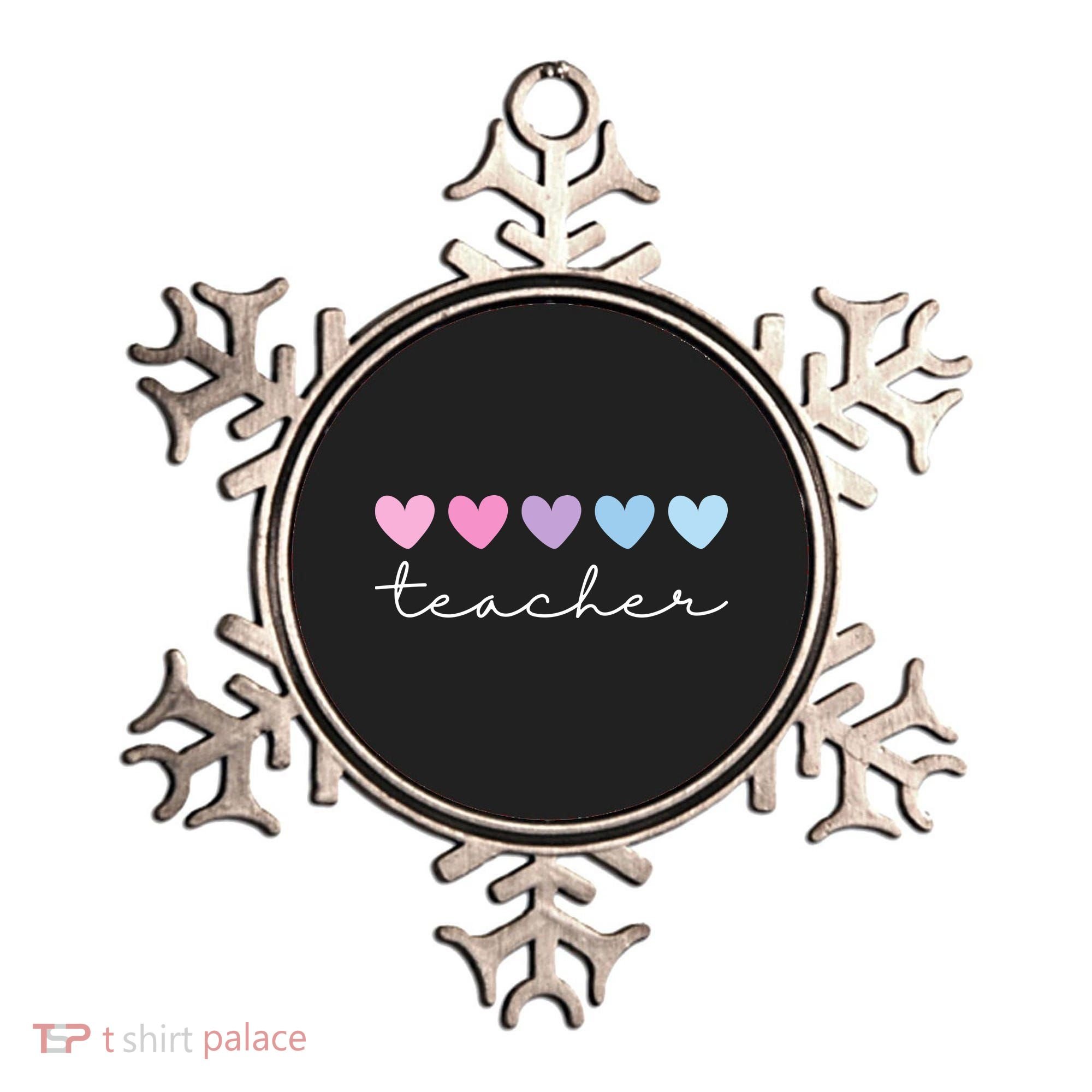 Teacher Hearts Cute Gift Ornament