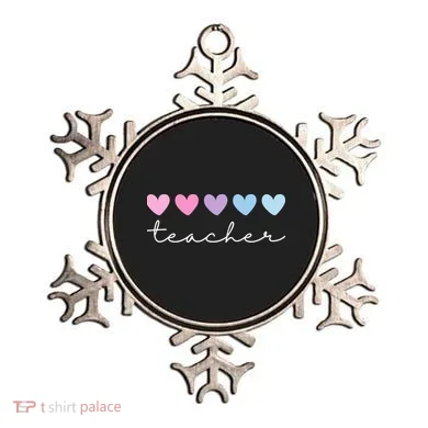 Teacher Hearts Cute Gift Ornament