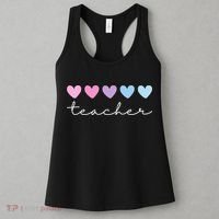 Teacher Hearts Cute Gift Women's Tank Top thumb 3