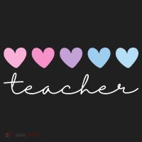 Teacher Hearts Cute Gift Hat thumb 2