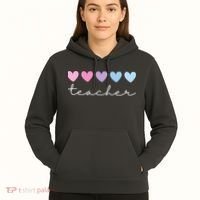 Teacher Hearts Cute Gift Hoodie thumb 5