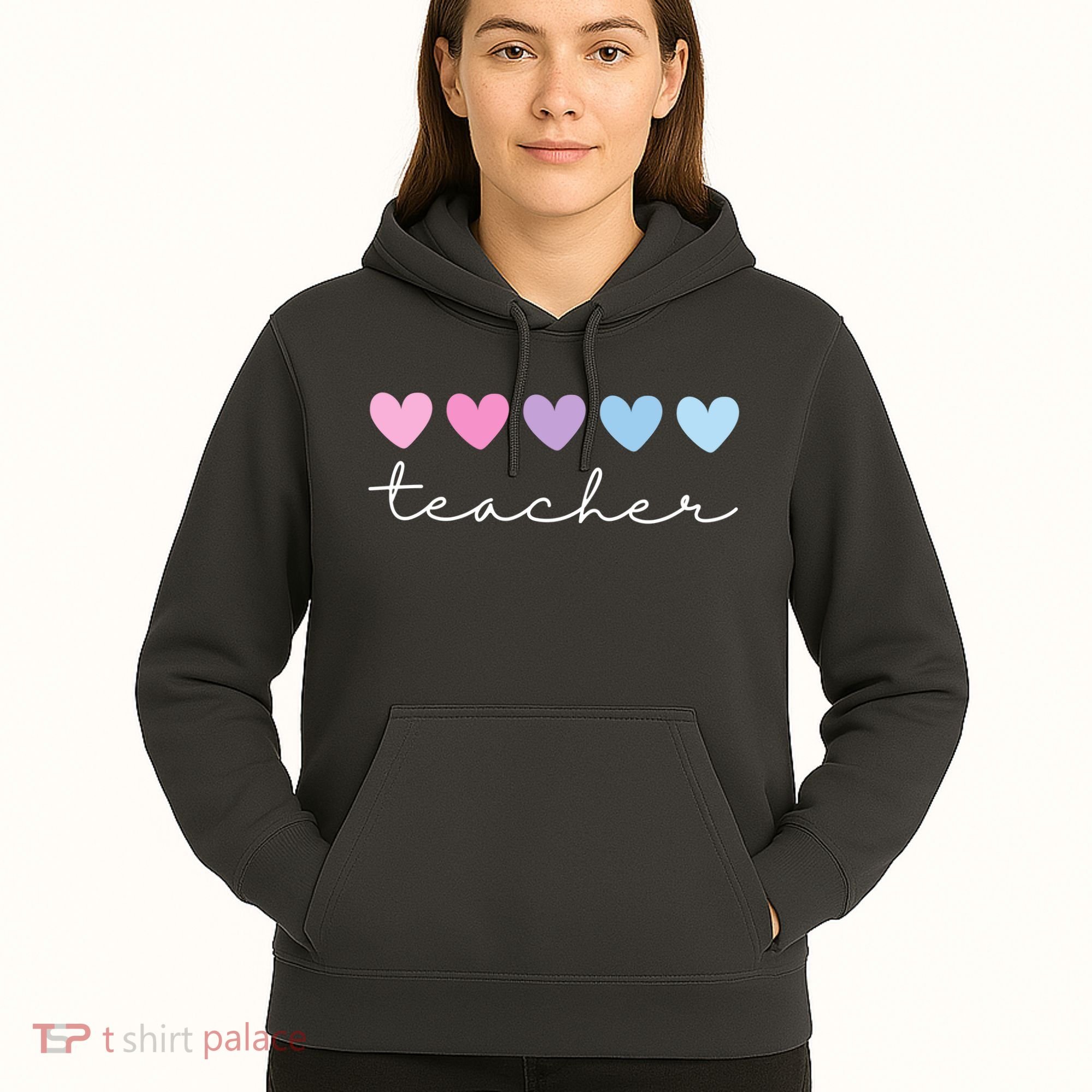 Teacher Hearts Cute Gift Hoodie