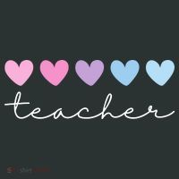 Teacher Hearts Cute Gift Sweatshirt thumb 2