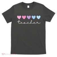 Teacher Hearts Cute Gift T-Shirt thumb 0