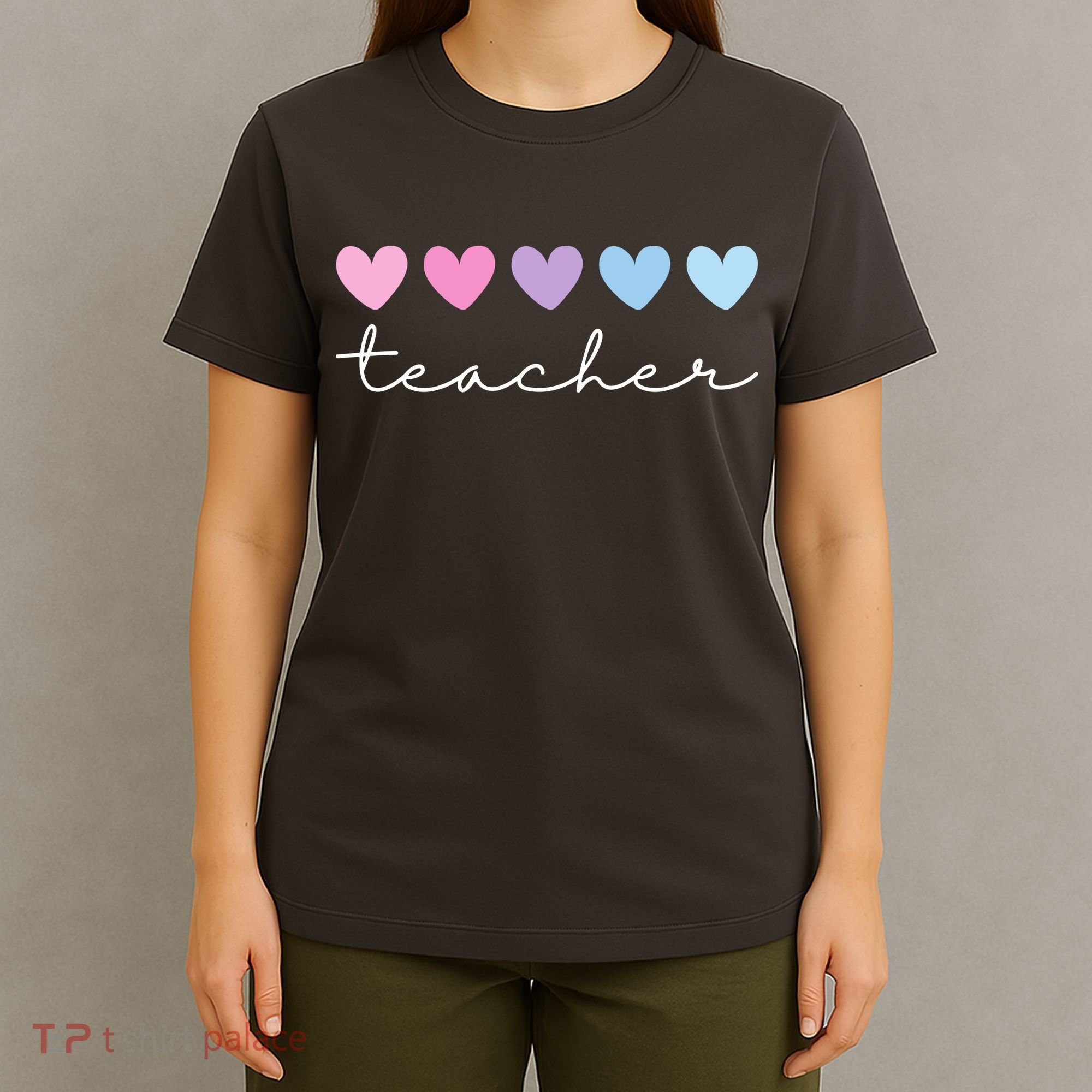 Teacher Hearts Cute Gift T-Shirt