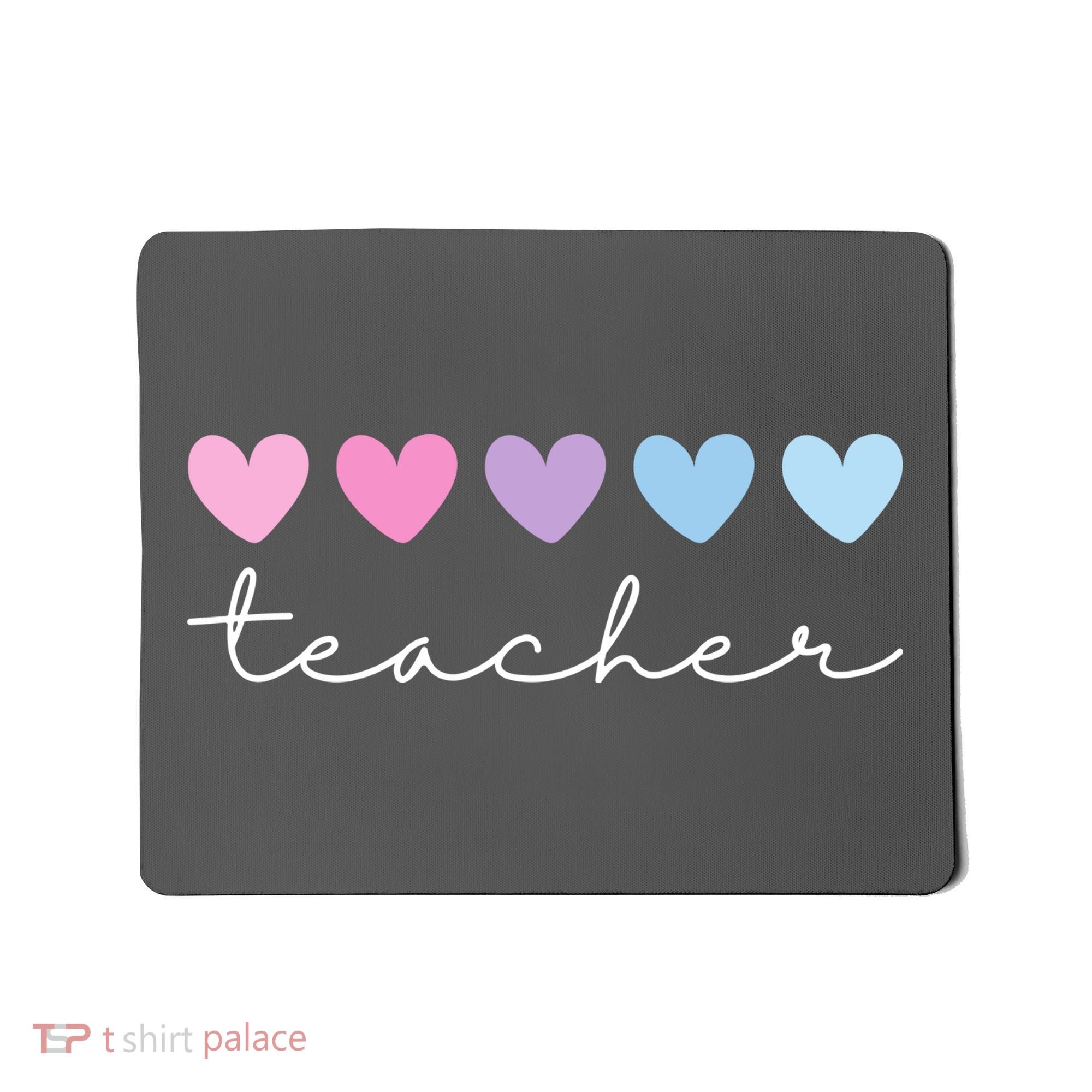 Teacher Hearts Cute Gift Mousepad