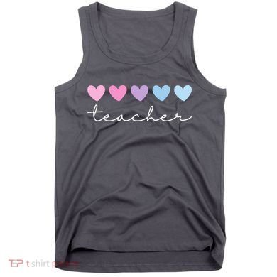 Teacher Hearts Cute Gift Tank Top